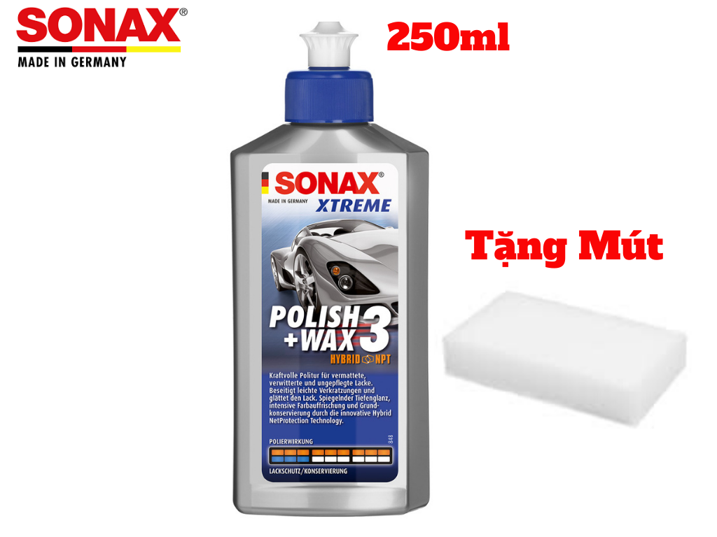 [HCM]Dung Dịch Xóa Xước Đánh Bóng Bảo Vệ Sơn Xe Polish Sonax Wax 3 - 202100 Sản Phẩm Chất Lượng Gian Hàng Uy Tín Giá Cả Cực Tốt Mua Ngay.