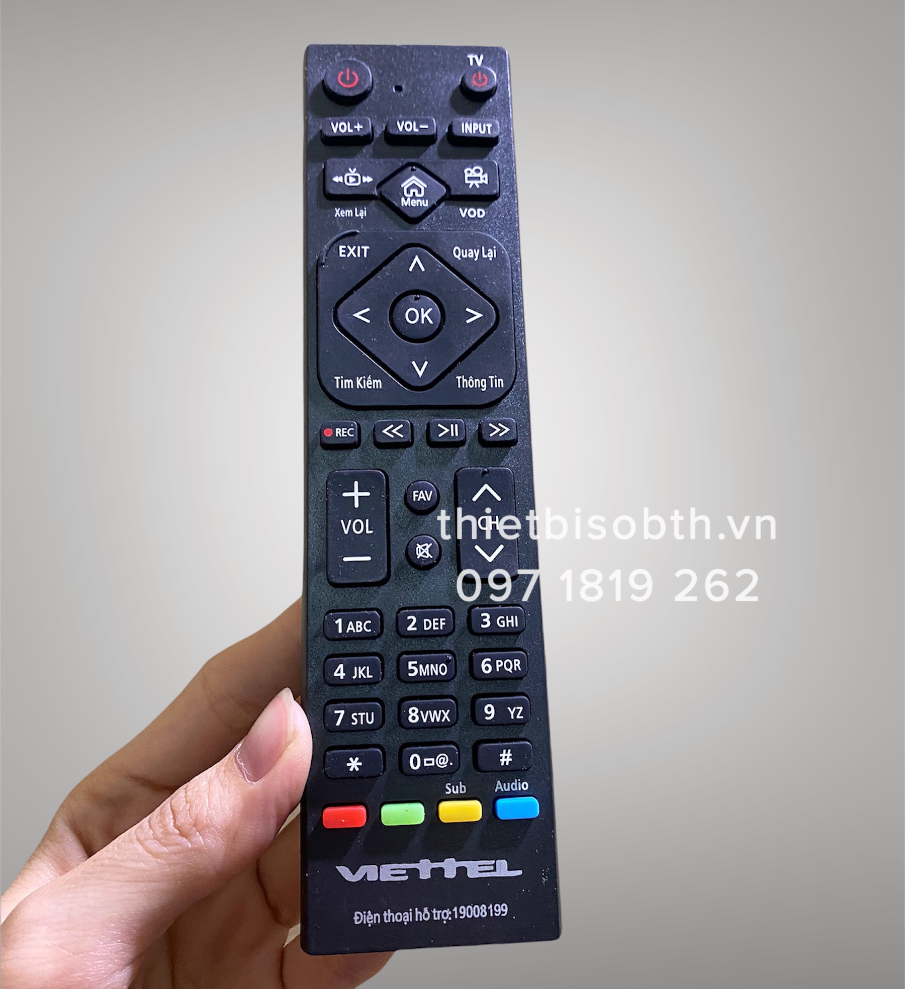 Điều khiển Đầu Thu Viettel - Remote Viettel