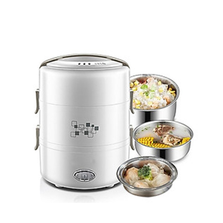 Hộp cơm điện 3 tầng Yoice đa năng tự nấu chín thức ăn- Hàng chất lượng cao