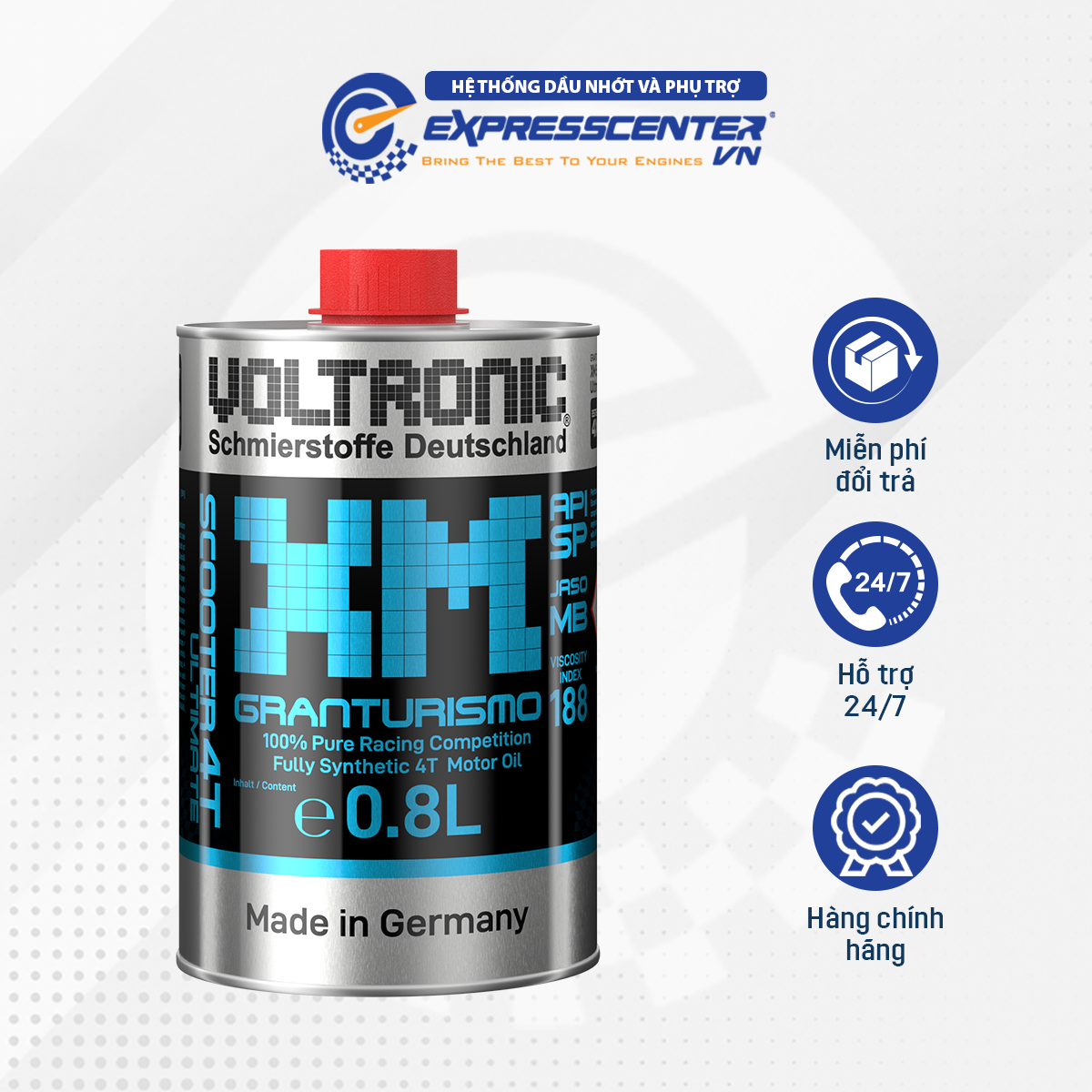 Dầu Nhớt Xe Tay Ga Voltronic XM Scooter Ultimate 800ml