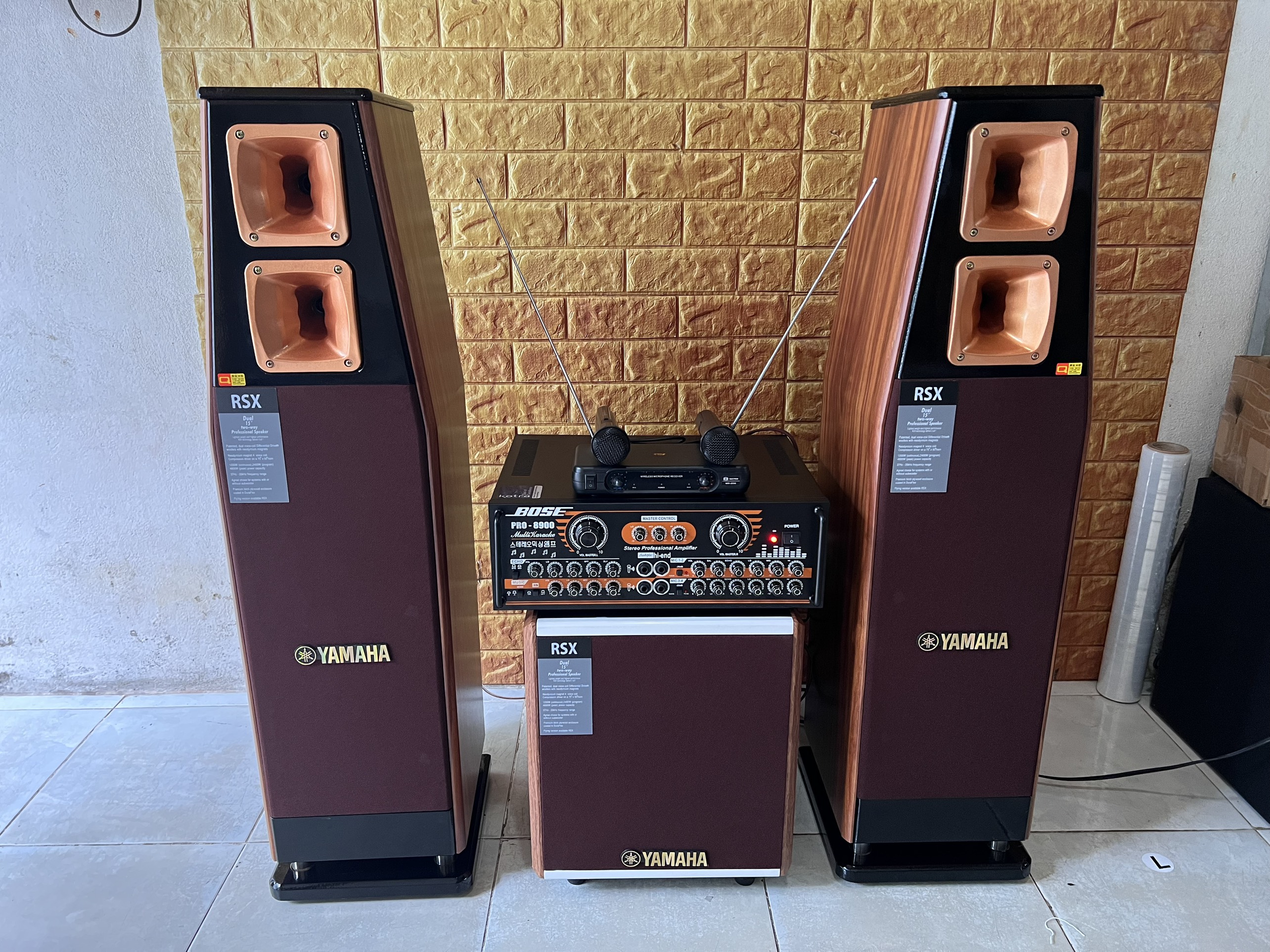 Dàn karaoke và nghe nhạc pa 8900 ii