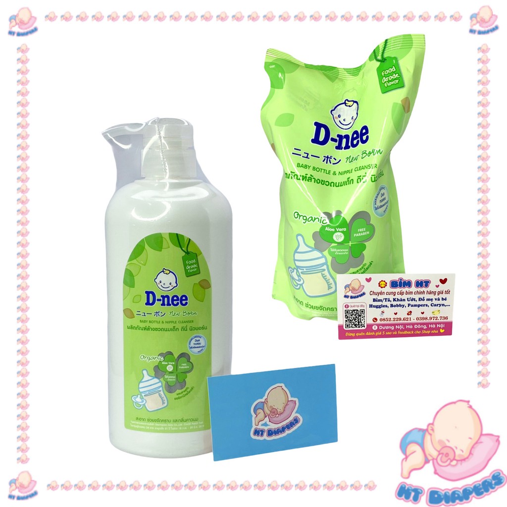 Nước rửa bình sữa dnee 620ml,600ml