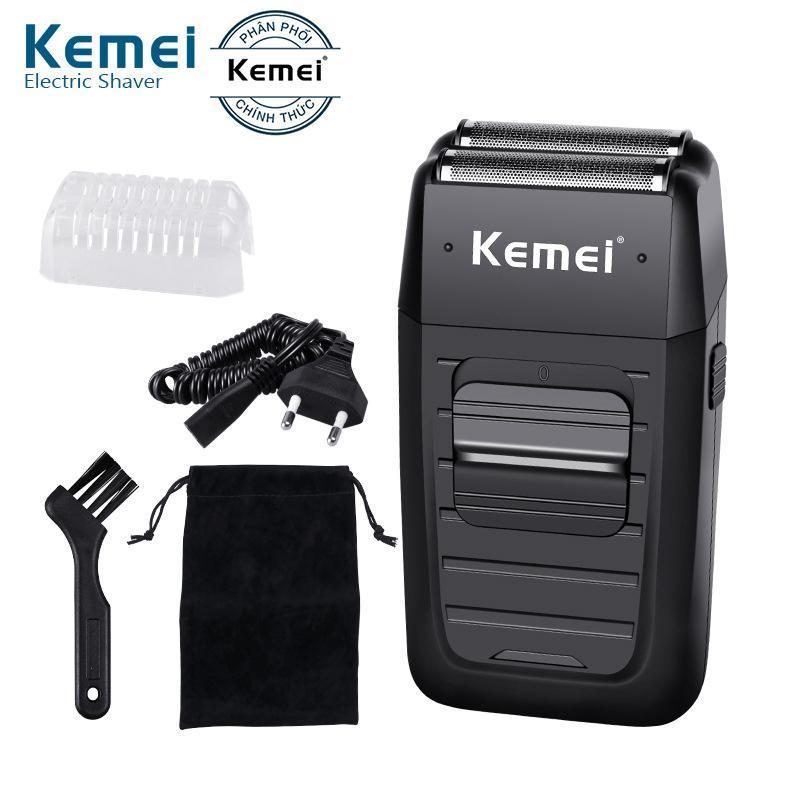Máy Cạo Râu Chuyên Nghiệp Kemei Km 1102 - Cạo Khô Không Cần Bọt