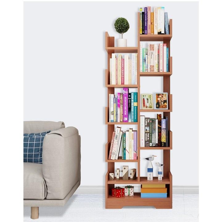 Kệ sách gỗ hình cây 11 tầng- Giá sách nhiều tầng- Kệ sách đẹp