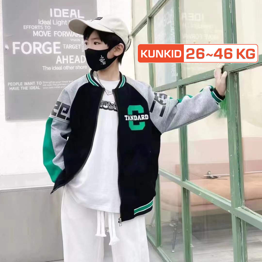 Áo khoác bomber size đại bé trai hàng Quảng Châu loại đẹp Áo bomber đại cồ Kunkid