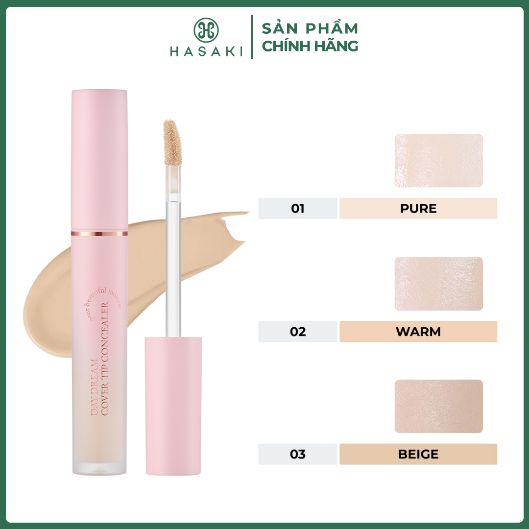  Che Khuyết Điểm Aperire Mỏng Nhẹ Lâu Trôi Daydream Cover Tip Concealer Hasaki Sản Phẩm Chính Hãng 