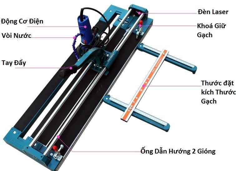 Máy cắt gạch bàn mài mòi topway 80p
