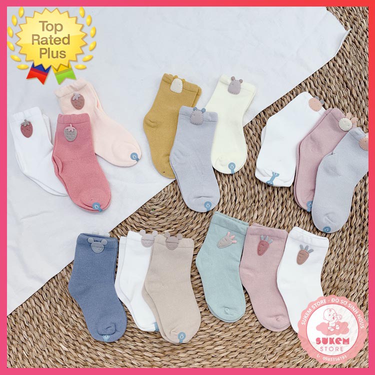 Tất nemo baby set 3 đôi size m dành cho bé 1-3 tuổi - sukem shop