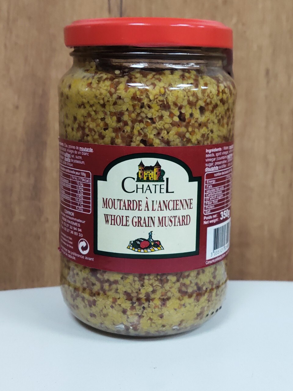 Mù tạt hạt chatel nhập khẩu pháp 350gr