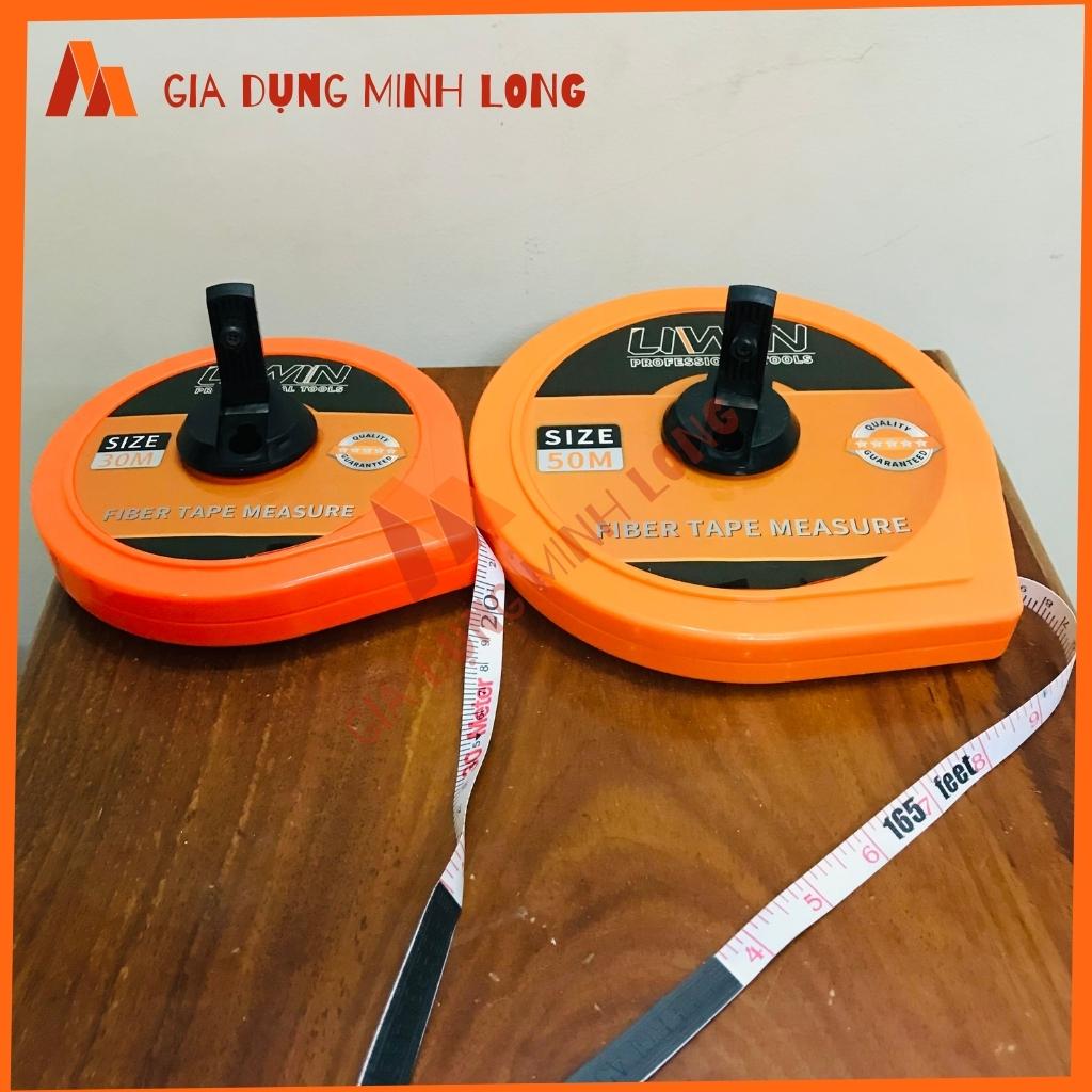 Thước Dây Cuộn đo đất đai, ruộng vườn, vật dụng thương hiệu Liwin... cuộn dài 30 mét và 50 mét
