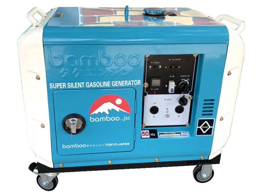 Máy phát điện chạy xăng 3.5kw bamboo 5500et