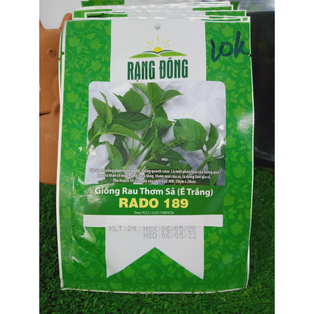Hạt giống rđ-rau thơm sả é 189-10k