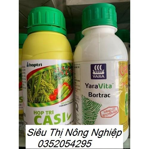 COMBO 1 Canxi Hợp Trí 500ml và 1 Botac hợp trí 500ml giúp tăng đậu quả cho cây Điều - Bortrac + casi
