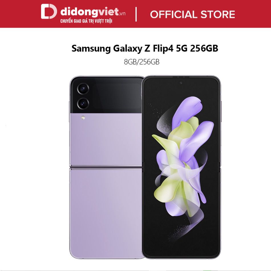 Điện thoại samsung galaxy z flip4 5g 256gb chính hãng