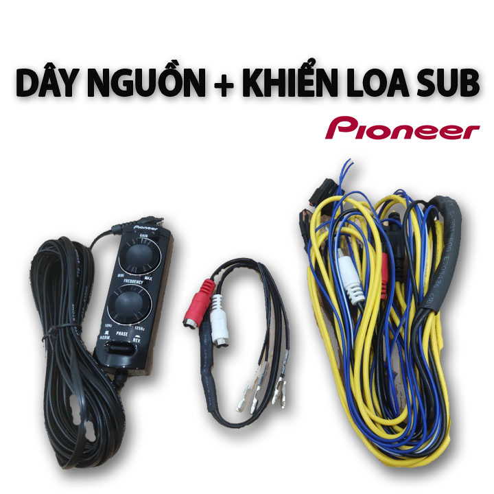 Hcm- dây nguồn loa sub +khiển loa sub gầm ghế pioneer ts-wx 120a 150w