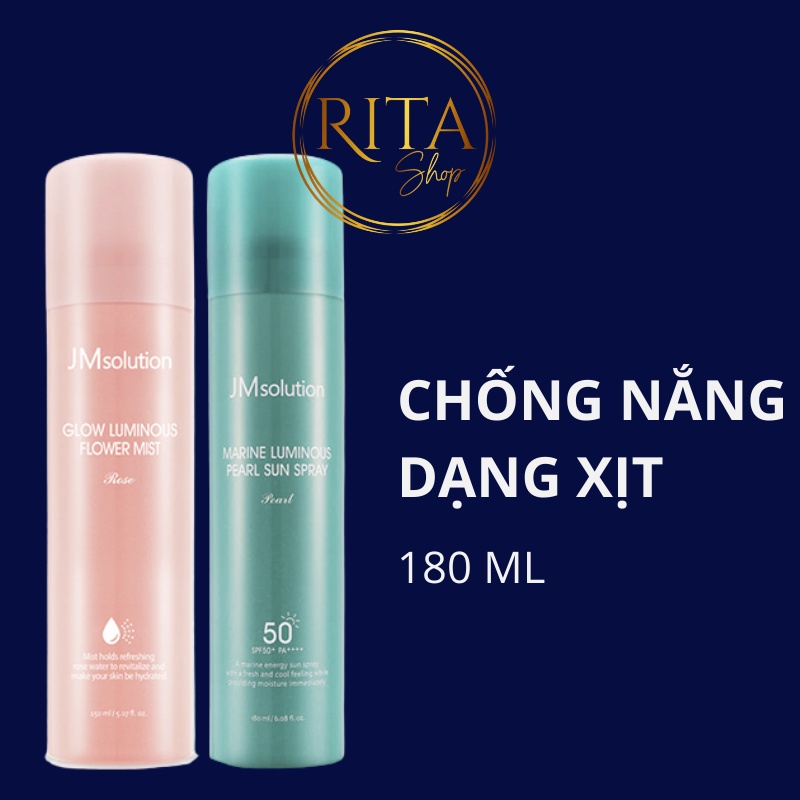 Xịt chống nắng toàn thân jmsolution spf 50+ pa++++ sun spray 180 ml