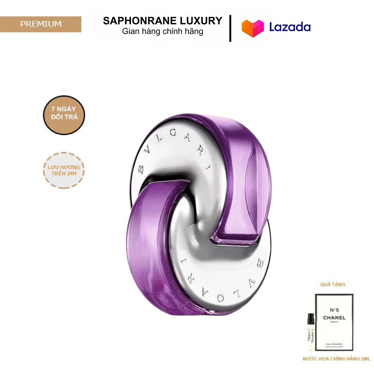 Nước hoa nữ Bvlgari Omnia Amethyste 65ml - Nước hoa siêu thơm - Nước hoa chính hãng