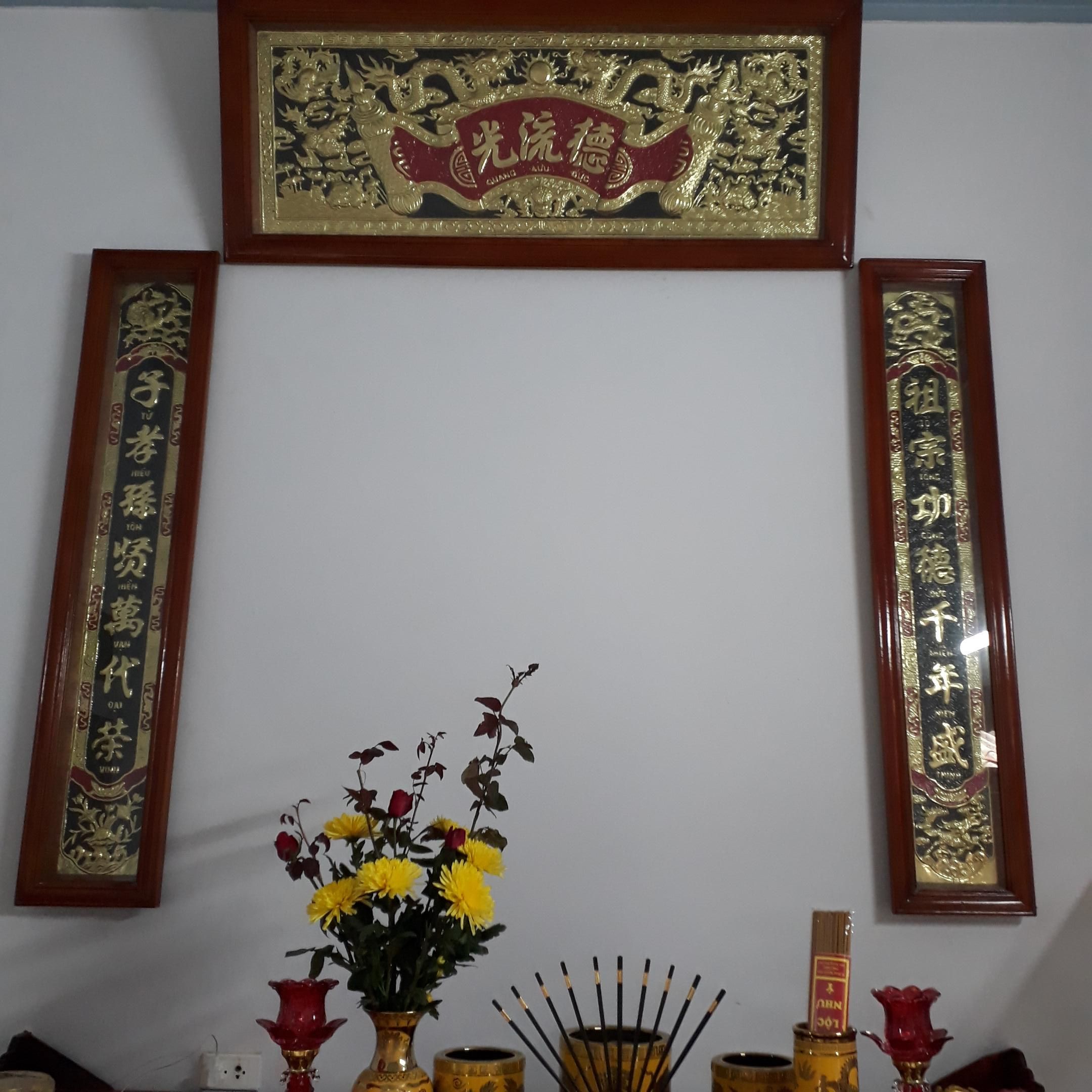 Bộ cuốn thư câu đối 1,72 m