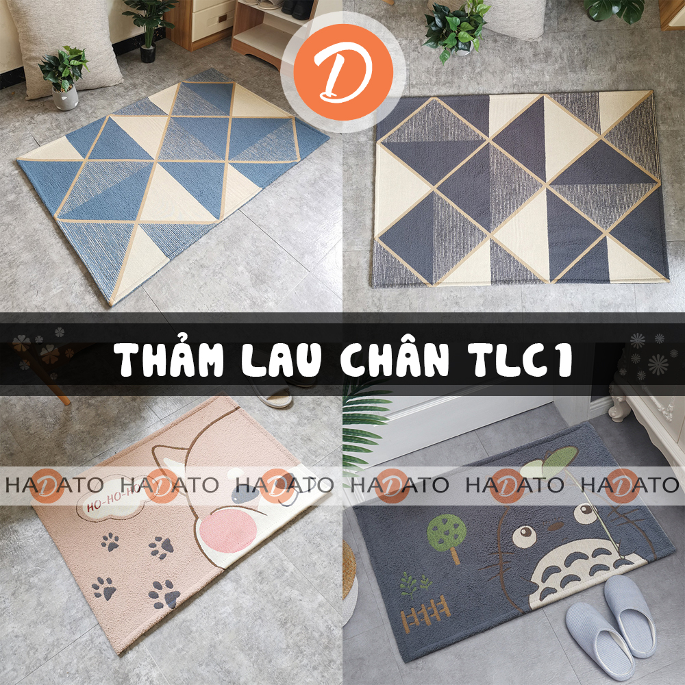 [HCM]THẢM chùi chân THẢM lau chân hoa văn hiện đại [Giảm giá xả hàng] - TLC 1
