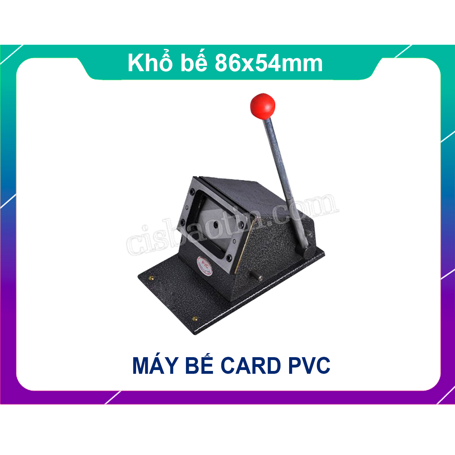 Máy bế card pvc