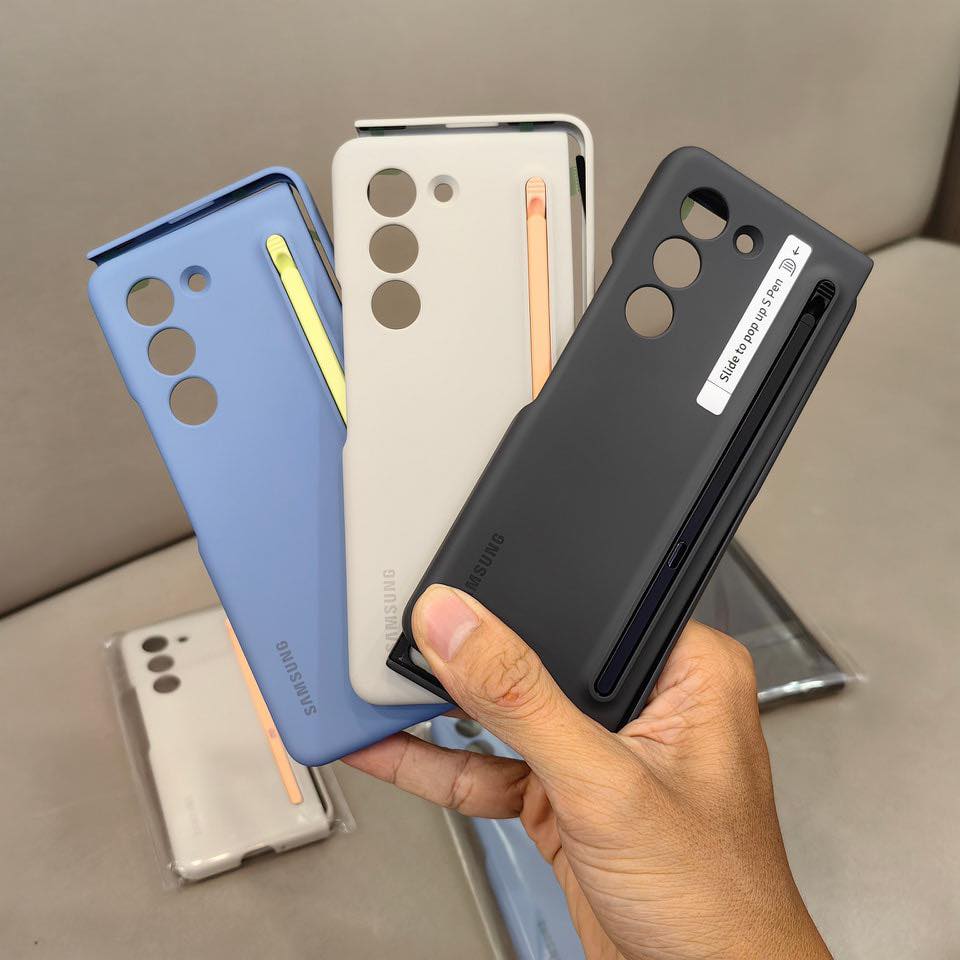 Ốp lưng kèm bút Spen zfold 5 chính hãng samsung BH 12 Tháng Nobox