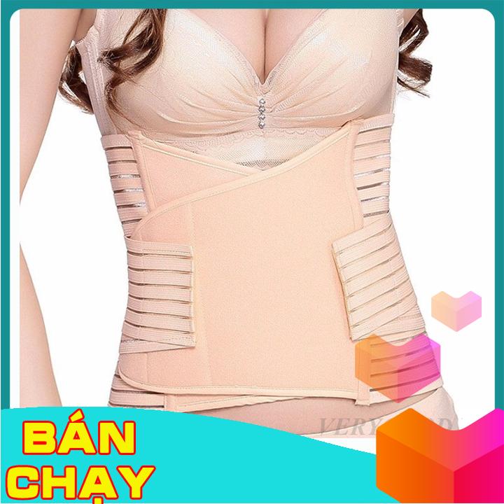 [HÀNG TỐT]  Gen nịt bụng định hình eo thon 2 lớp cài chất liệu thun cao cấp có khe thoáng khí giúp thon eo và giảm mỡ bụng