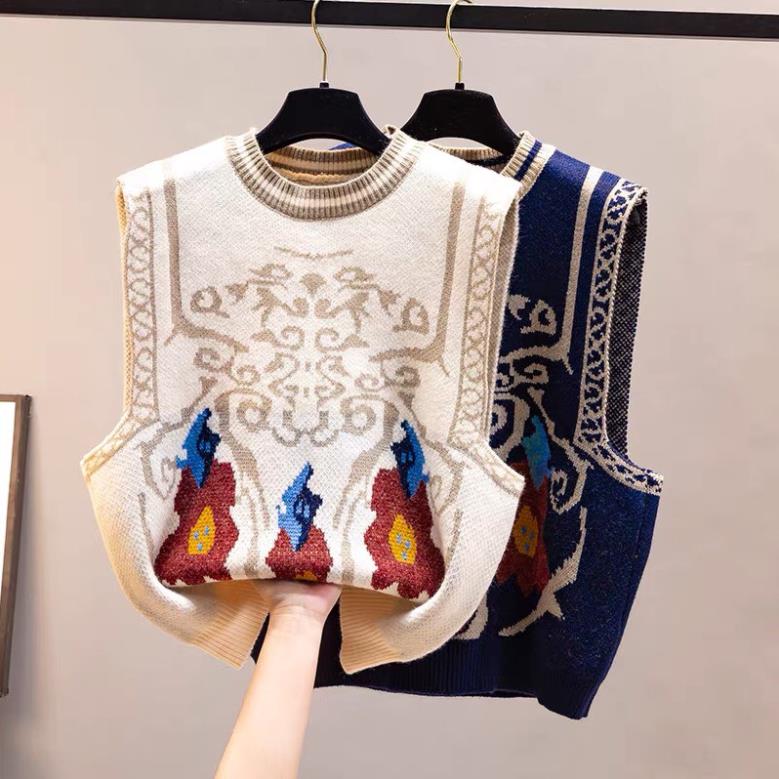 L123 - áo gile len nữ siêu xinh hàng quảng châu