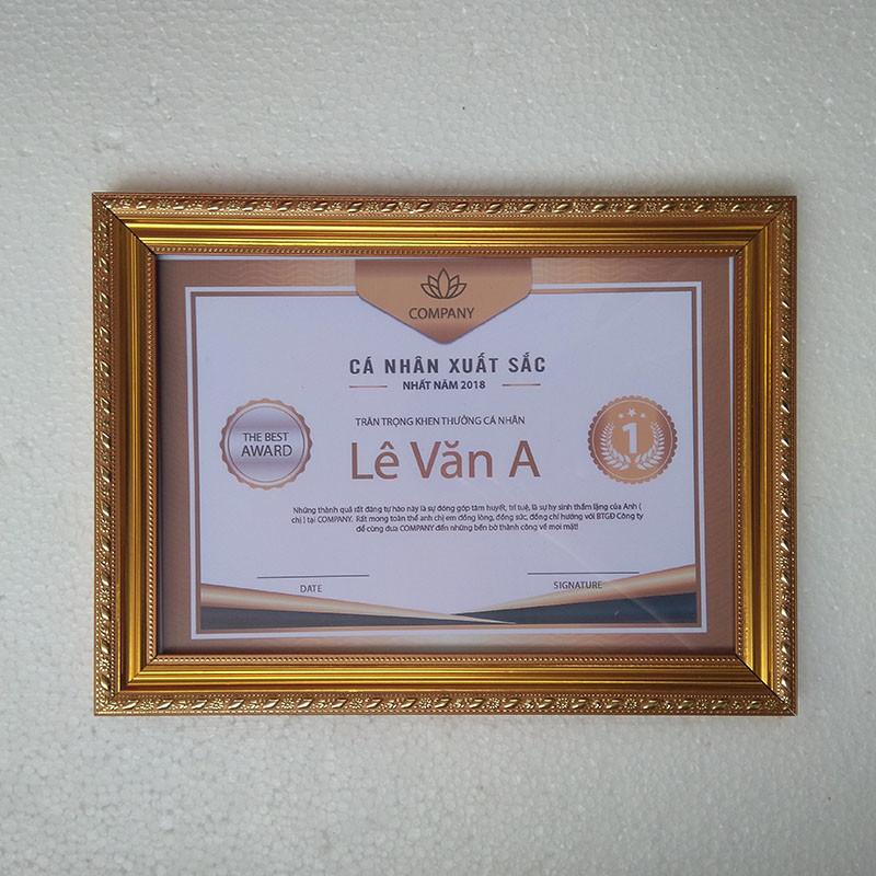 [HCM]Khung bằng khen A4 21x30cm - Khung hình nhiều màu nhiều mẫu wk76