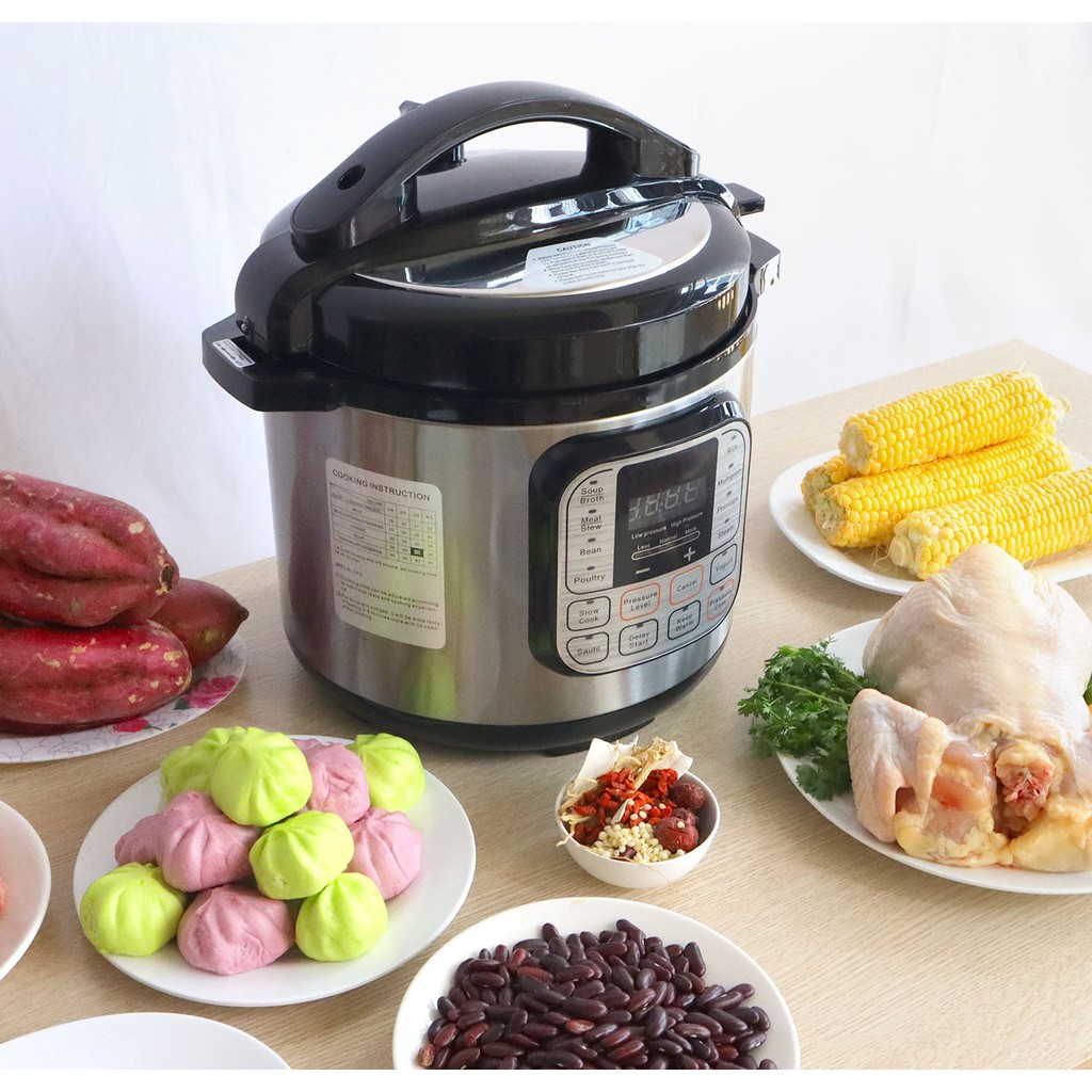 Nồi Áp Suất Panasonic 6 Lít Lòng nồi bằng hợp kim nhôm, tráng men chống dính Cao Cấp , dễ vệ sinh , tháo rời vệ sinh rất sạch sẽ . Nấu siêu nhanh, Bảo Hành 12 tháng