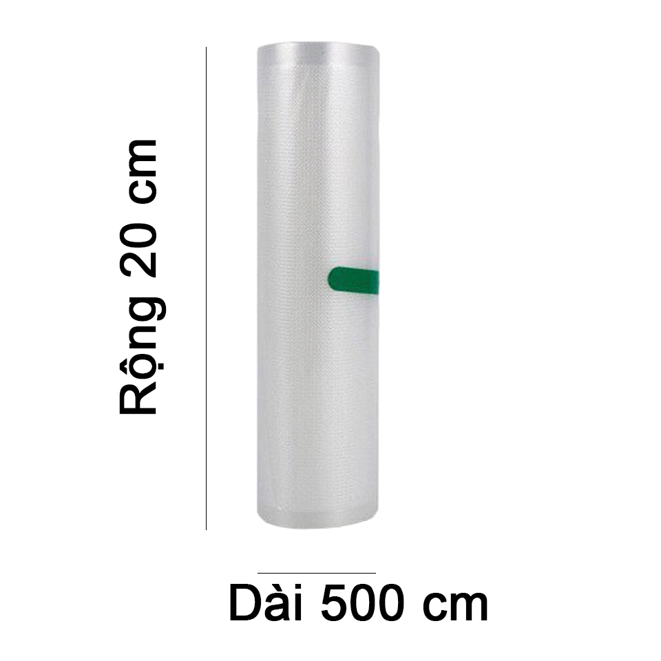 Túi Hút Chân Không Mặt Nhám Size 20x500cm [1 Cuộn]
