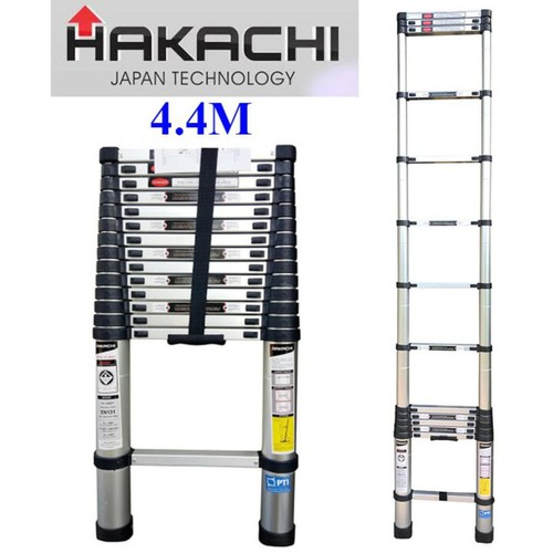 Thang nhôm rút đơn hakachi ht440cp - 4m4 - bh 24 tháng.