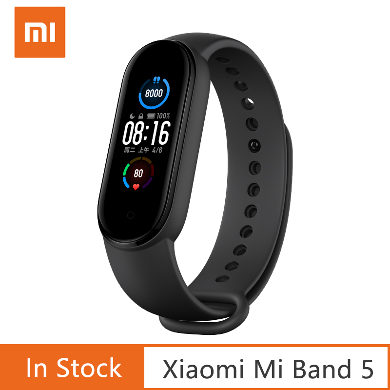 Vòng Tay Thông Minh Xiaomi Mi Band 5 Hàng Chính Hãng Vòng tay theo dõi sức khoẻ Full Tiếng Việt BH 12 Tháng.