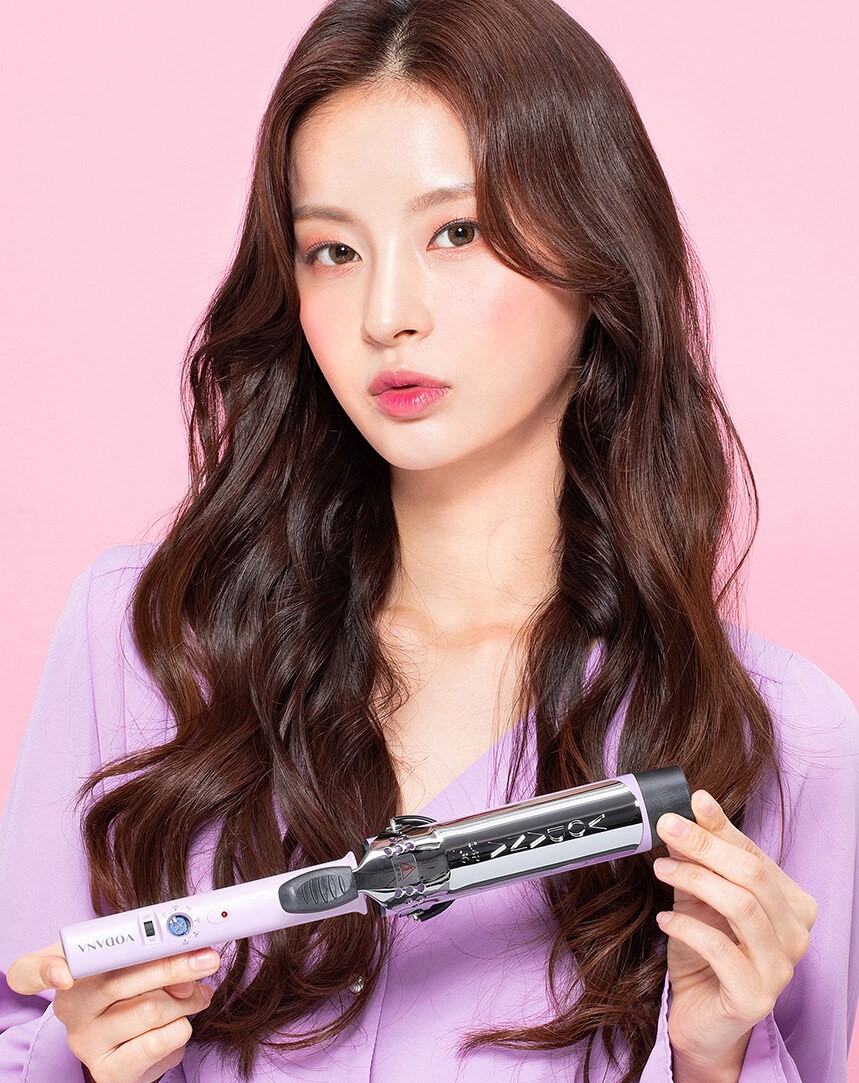 Máy uốn tóc 32mm 36mm 40mm vodana hàn quốc violet