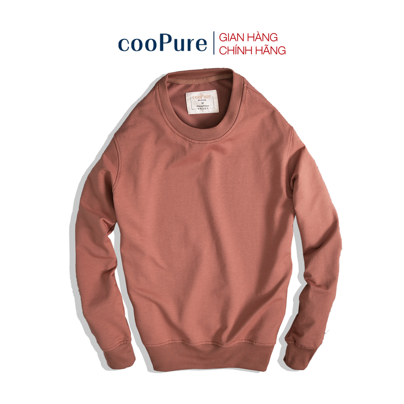 Áo nỉ da cá cooPure 100% cotton siêu ấm, áo nỉ cooPure Slimfit nhiều màu NO.3108