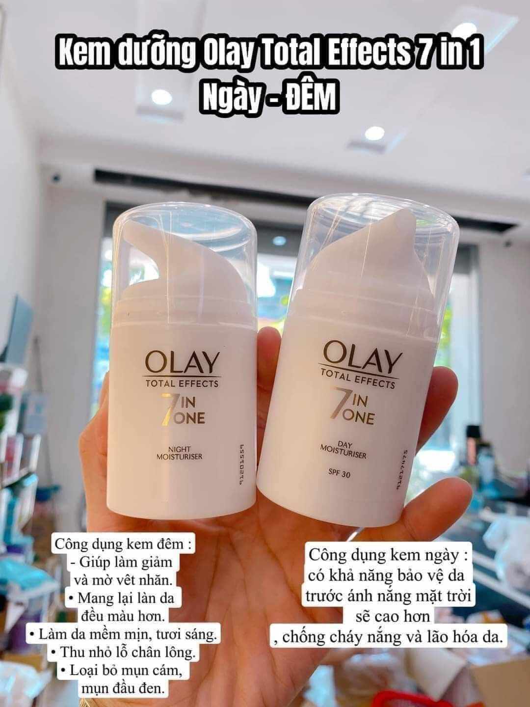 [Chính hãng] Kem Dưỡng Olay Total Effects 7 In 1 Ngày Và Đêm Dưỡng Da , Tái Tạo Và Chống Lão Hóa