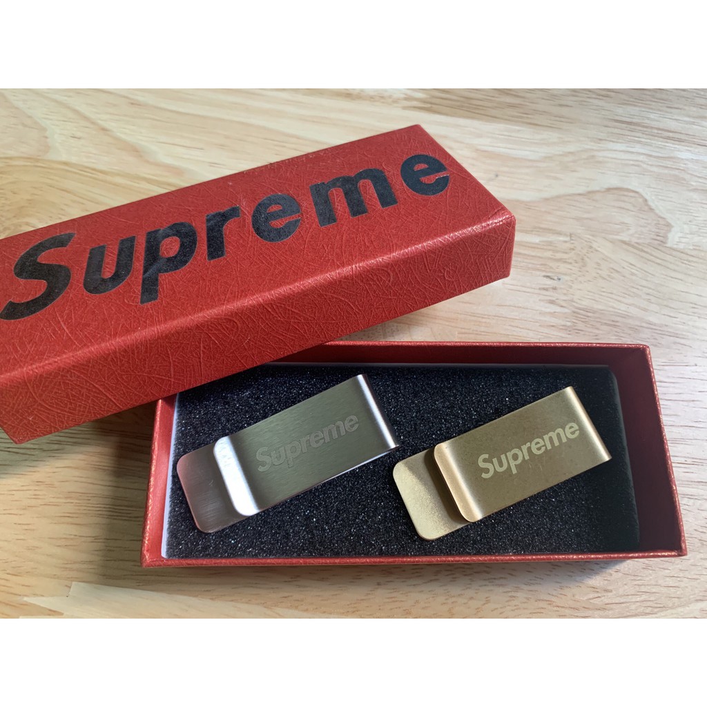 Kẹp tiền Kẹp thẻ Card holder Suppreme