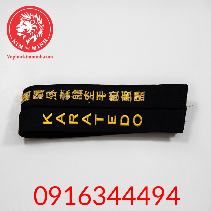[HCM]Đai Đen Karatedo Hàng Cao Cấp