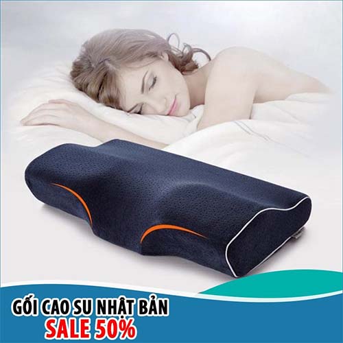 [HCM]Gối Ngủ Nhanh Nhật Bản Chống Ngáy Trị Đau Nhức Vai Gáy. Chất Liệu Cao Su Non 100% Thiên Nhiên. Bảo Hành Toàn Quốc 12 tháng