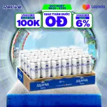 SALE 11.11-VC 12%] Thùng 24 Lon Nước Uống Có Gaz Aquafina Soda (320ml/lon)