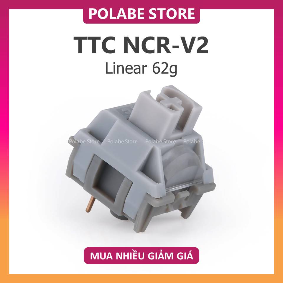 TTC NCR V2 linear switch công tắc bàn phím cơ siêu tản led TTC switch - Polabe Store