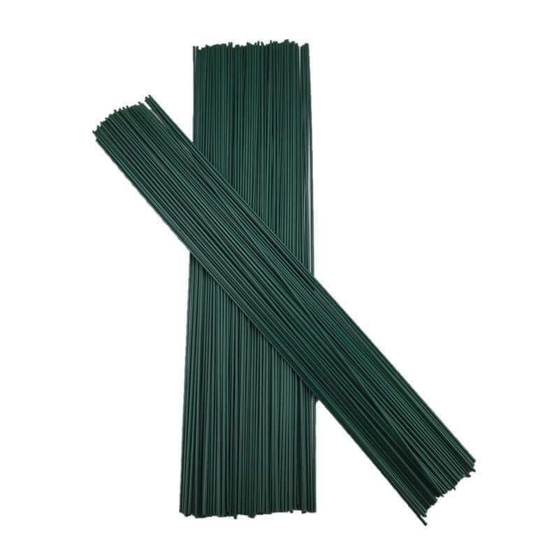1 kg cành kẽm bọc nhựa 80cm 60cm 40cm-xanh-40 cm