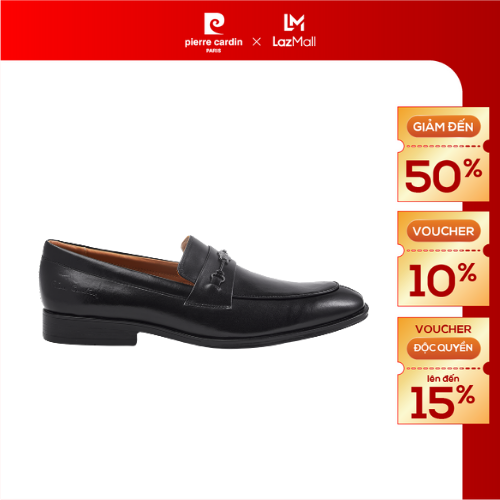 Giày Tây Nam Pierre Cardin Horsebit Loafer Đúc Cao Su Độc Quyền, Chất Liệu Da Bò Thật Nhập Khẩu, Kết Hợp Phụ Kiện Khóa Kim Loại Làm Điểm Nhấn PCMFWL 794