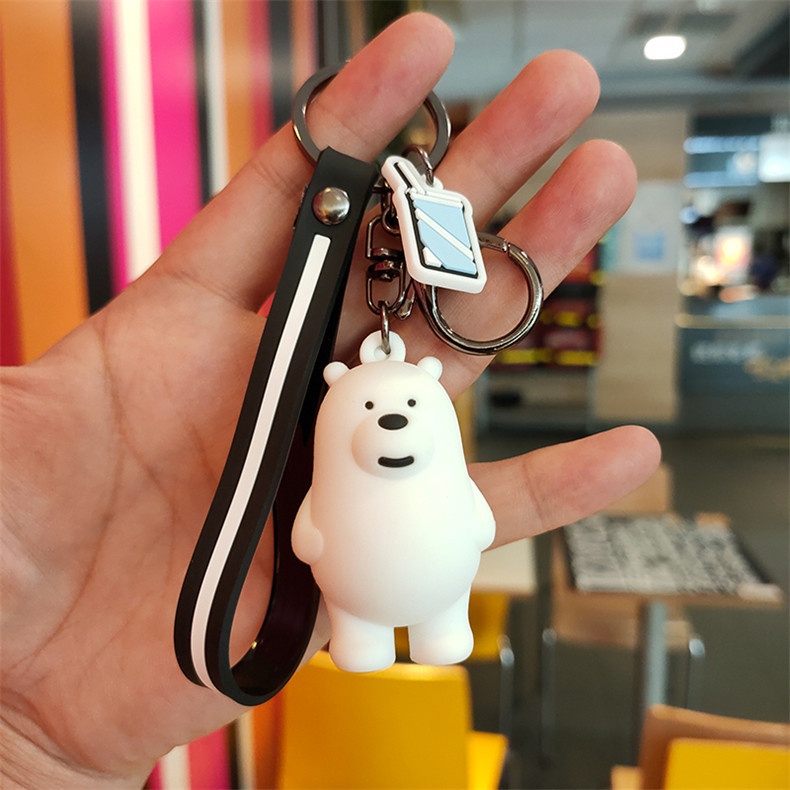 Móc khóa gấu we bare bears dễ thương - BullHouse.store