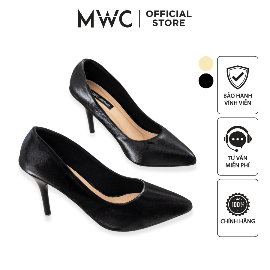 Giày MWC 4151 - Giày Cao Gót Nữ Mũi Nhọn Da Lộn 7