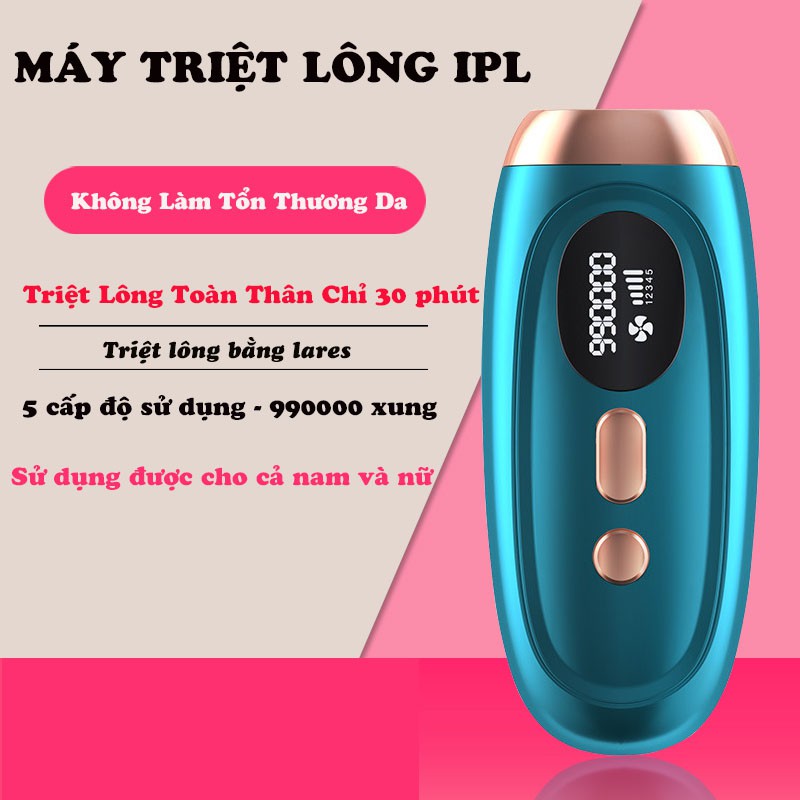 Máy Triệt Lông Vĩnh Viễn Mini Cầm Tay Tại Nhà-999.000 Xung✅Máy triệt lông vĩnh viễn cầm tay bằng công nghệ IPL💢