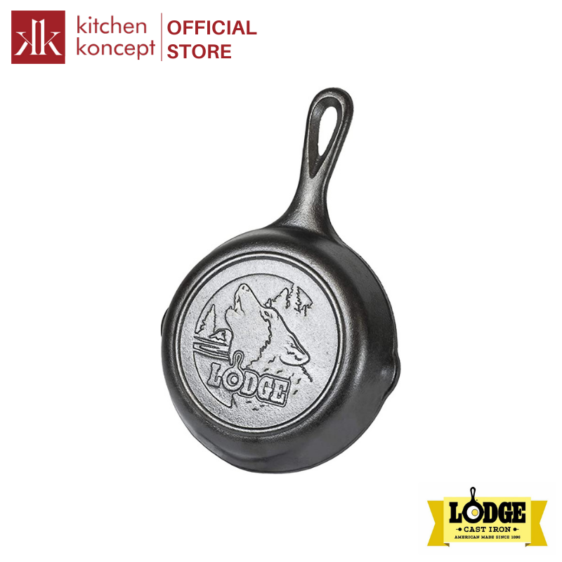 Lodge - Chảo gang đáy hình sói - 16.5cm