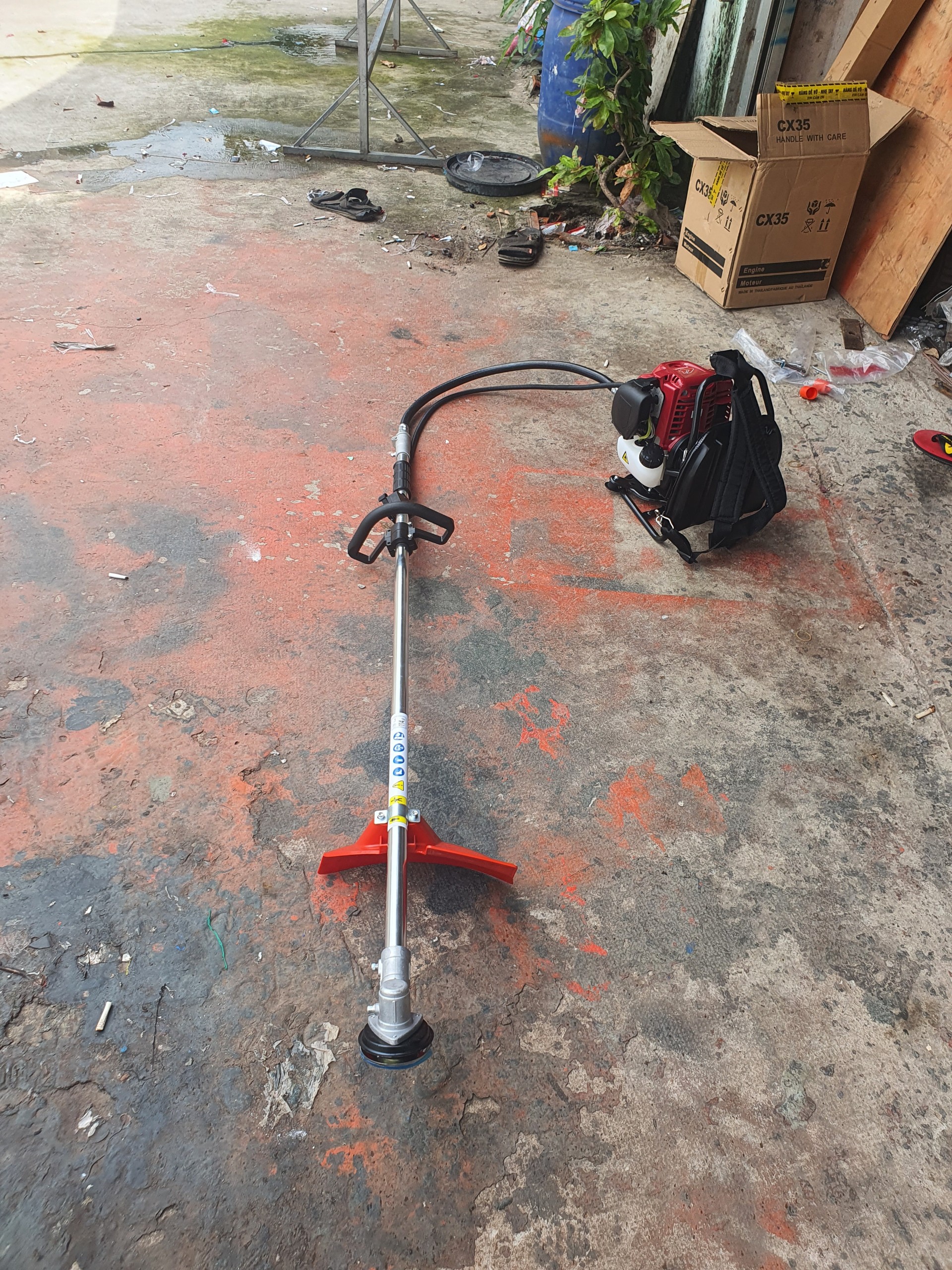 Máy Cắt Cỏ Đeo Lưng Cần Mềm Honda GX35