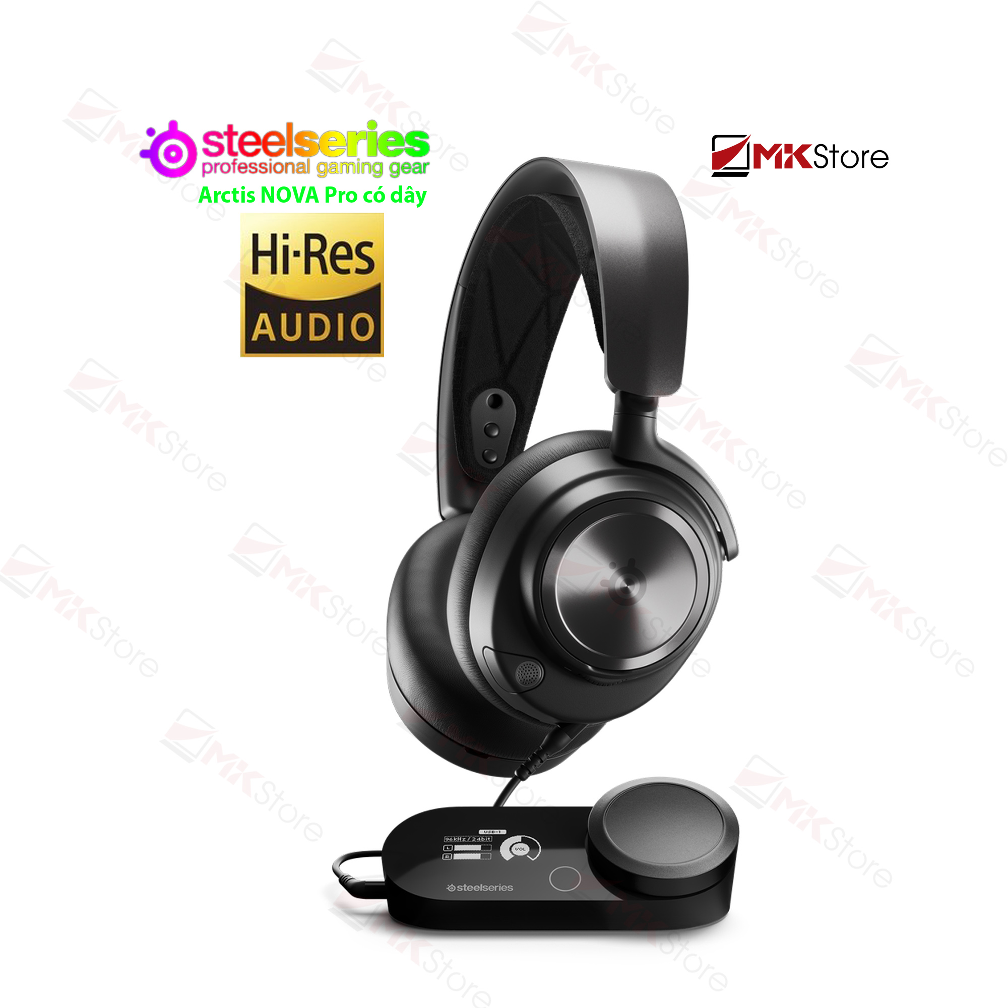 Tai nghe steelseries arctis nova pro multi system amplifier & dac mkstore