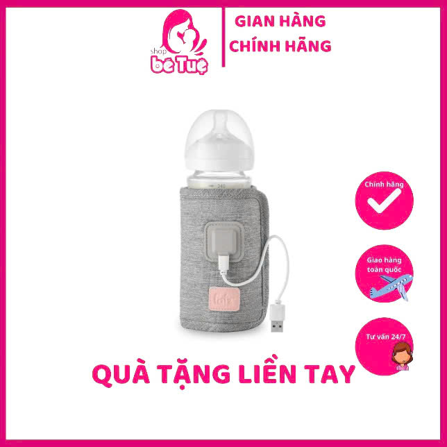 Túi vải ủ ấm bình sữa / Dụng cụ hâm sữa du lịch cầm tay FatzBaby - Fatz Ready 1 - giữ nhiệt làm ấm nóng - FB3101TN