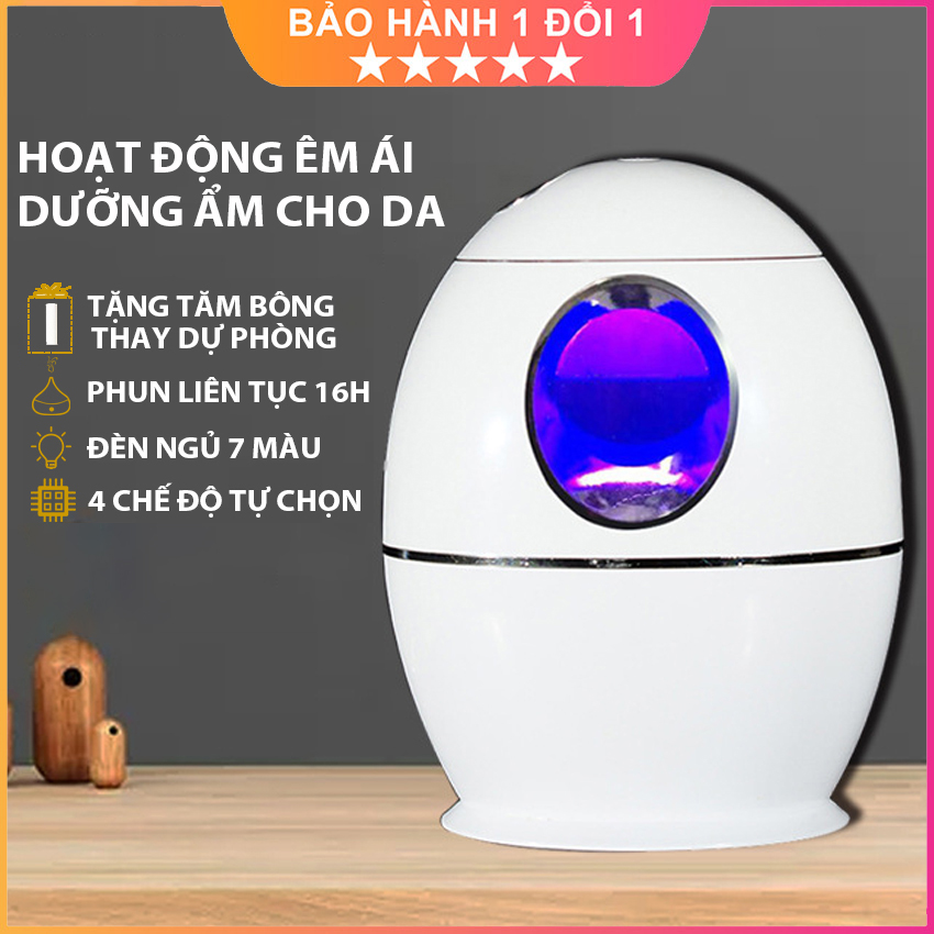 [TẶNG THÊM BÔNG LỌC] Máy Phun Sương Lọc Không Khí, Xông Tinh Dầu, Cân Bằng Độ Ẩm Phòng Khách, Bàn Làm Việc, Phòng Ngủ, Máy Xông Tinh Dầu, Khuếch Tán Tinh Dầu, Hoạt Động Êm Ái, Làm Sạch Không Gian Phòng - HAPPY APHU shop